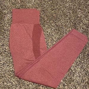 NVGTN Maroon Contour Seamless Leggings